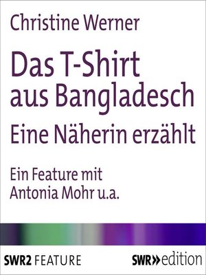 cover image of Das T-Shirt aus Bangladesch